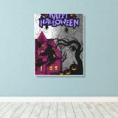 Halloween 3 canvas afdruk (Insitu (Houten vloer))