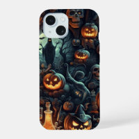 Halloween 3D éffrayant, chauves-souris, crânes, Ci