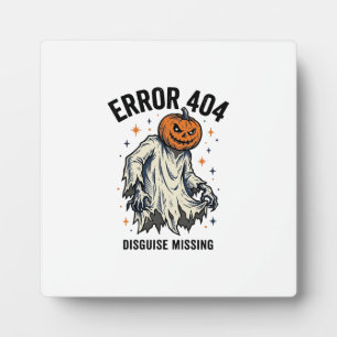 Halloween 404 Kostuum Pompoen Spook Fout Ontwerp_1 Fotoplaat