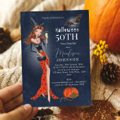 Halloween 50 e Anniversaire Fête Invitation