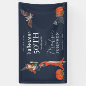 Halloween 50-jarig feestje Welkom Spandoek (Verticaal)