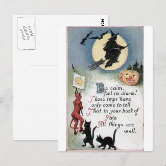 HALLOWEEN-53 BRIEFKAART (Voorkant / Achterkant)