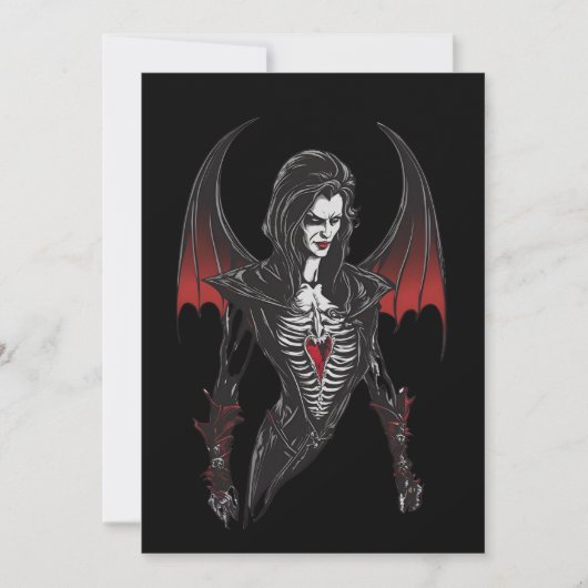 Halloween 6 vampier, b, eng monster, horror, kaart (Voorkant)