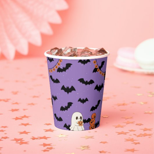 Halloween 8-oz Paper Cup Papieren Bekers (Insitu)