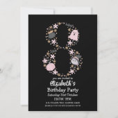 Halloween 8e verjaardag kaart (Voorkant)