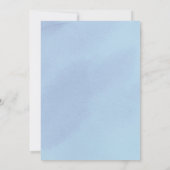 Halloween A Baby brouwt Baby shower blauw Kaart (Achterkant)