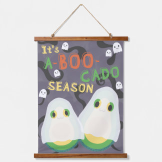 Halloween A-BOO-Cado Spooky Schattigee Avocado Gho Hangend Wandkleed