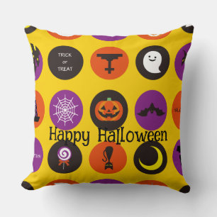Halloween aangepaste grillige grappige patroon kussen
