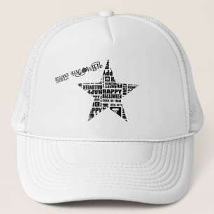 Halloween Aangepaste Koele Whimsicale Typografie Z Trucker Pet
