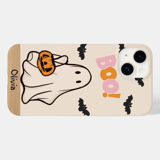 HALLOWEEN AANGEPASTE NAAM Case-Mate iPhone CASE (Achterkant (horizontaal))