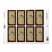 Halloween Abby Normal Bottle Étiquette (Feuille entière)