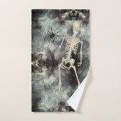 Halloween Abstracte as met Skeleton Bathroom Handdoek (Handdoek)