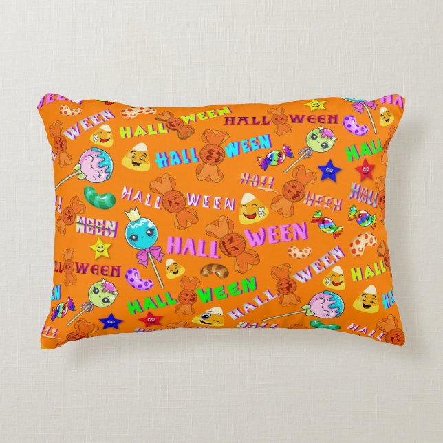 Halloween Accent Kussen (Voorkant)