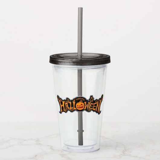 Halloween Acryl Drinkbeker (Voorkant)
