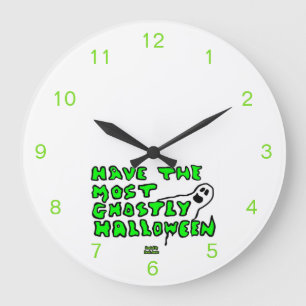 Halloween acrylwandklok grote klok