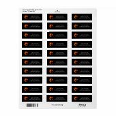 Halloween Adresetiketten 1 2016 Etiket (Full Sheet)