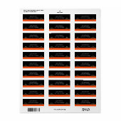 Halloween adreslabels etiket (Full Sheet)
