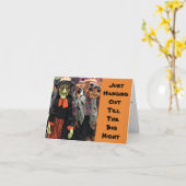 ***HALLOWEEN ADVIES VOOR U*** KAART (Gele Bloem)