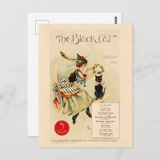  Halloween afbeelding grappig Briefkaart (Voorkant / Achterkant)