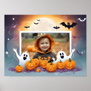 Halloween-afdruk van je favoriete foto poster