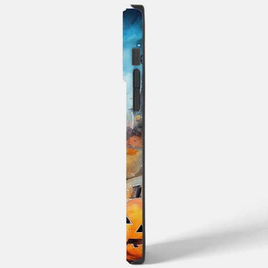 Halloween affenpinscher met pompoenen eng Case-Mate iPhone case (Achterkant / Links)