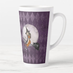 Halloween Alice in Wonderland Cheshire Cat Maan Latte Mok