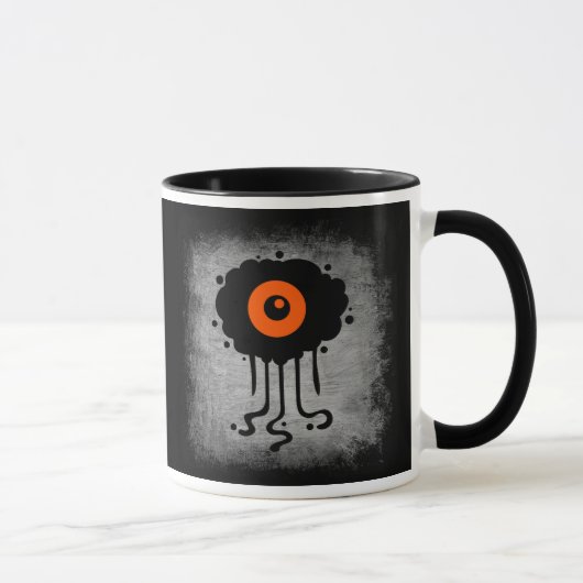 Halloween Alien Cyclops Drinkbeker Mok (Rechts)