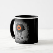 Halloween Alien Cyclops Drinkbeker Mok (Voorkant links)