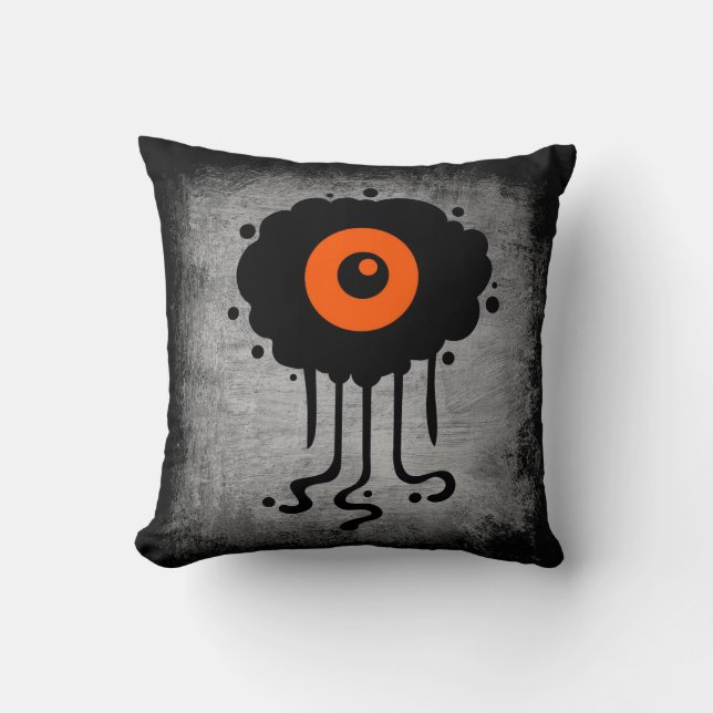 Halloween Alien Cyclops Worpillow Kussen (Voorkant)
