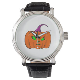 Halloween Alien Pumpkin Horloge