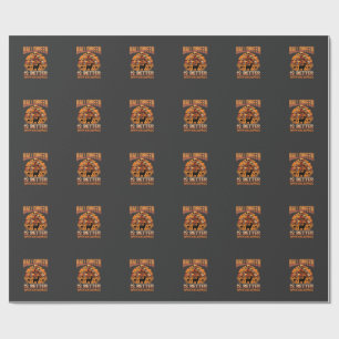 Halloween Alpaca Schedel Stapel Retro Horror Desig Cadeaupapier