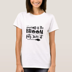 Halloween als de kamer zich aan de rand vastmaakt. t-shirt