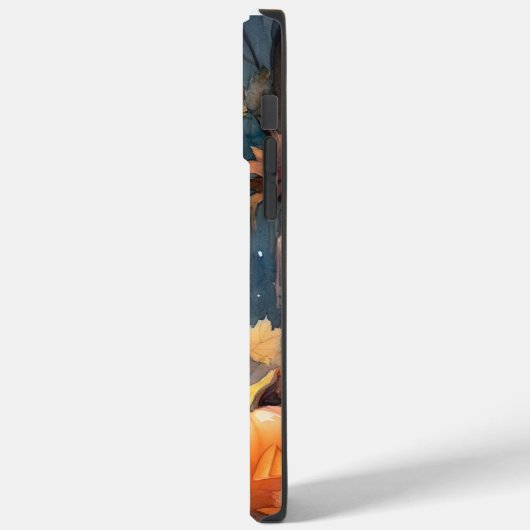 Halloween American Eskimo met pompoenen eng Case-Mate iPhone Case (Achterkant / Links)