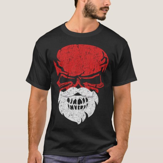 Halloween and Christmas Skull Graphic Tees Hallowe (Voorkant)