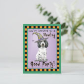 Halloween Anglais Cocker Spaniel Invitation (Debout devant)