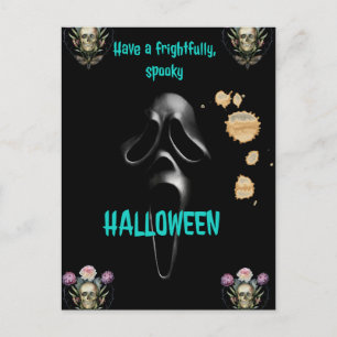 Halloween angstaanjagend post Kaart