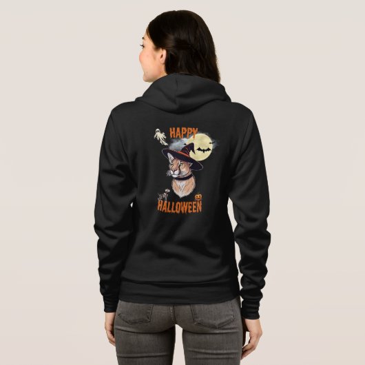 halloween animals hoodie (Achterkant volledig)