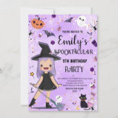 Halloween Anniversaire Invitation Costume Fête Fil (Devant)