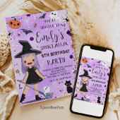 Halloween Anniversaire Invitation Costume Fête Fil