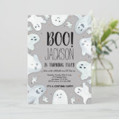 Halloween Anniversaire Invitation Garçon (Debout devant)
