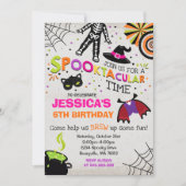 Halloween Anniversaire Invitation Spooktacular Par (Devant)