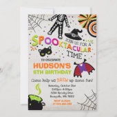 Halloween Anniversaire Invitation Spooktacular Par (Devant)