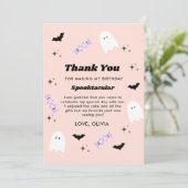 Halloween Anniversaire Spooktacular Carte de remer (Debout devant)