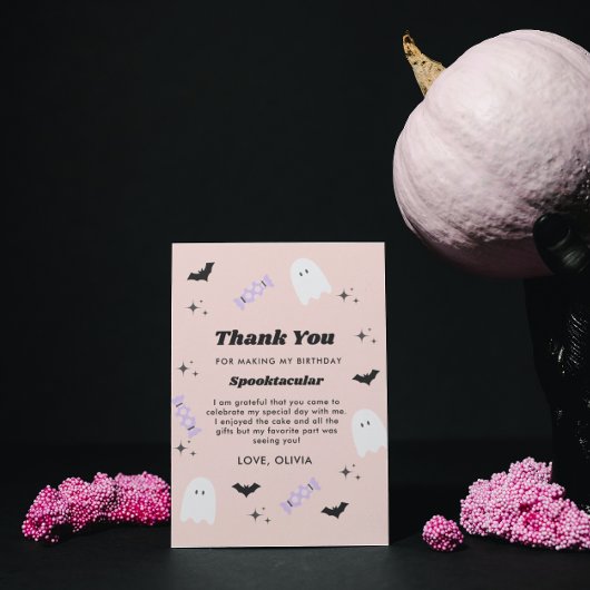 Halloween Anniversaire Spooktacular Carte de remer