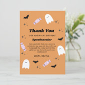 Halloween Anniversaire Spooktacular Carte de remer (Debout devant)