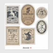 Halloween Apothecary Label Witch Potion (Vel)