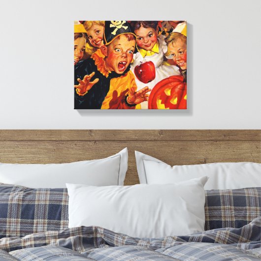 Halloween Apple Bobbing Print (Insitu (Slaapkamer))