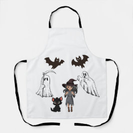 Halloween apron schort
