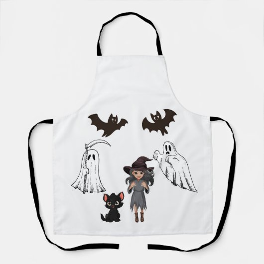 Halloween apron schort (Voorkant)