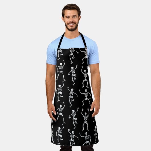 Halloween Apron Schort (Gedragen)